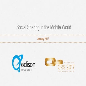Social Sharing in the Mobile World from Edison Research