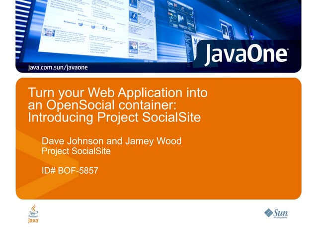 Socialsite J1 2008