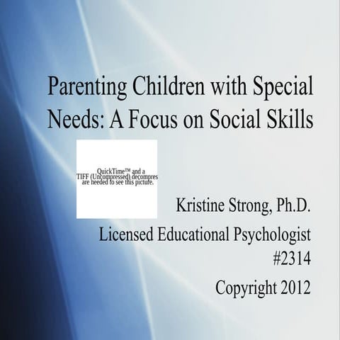 Social Skills Interventions 