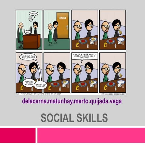 Social skills 