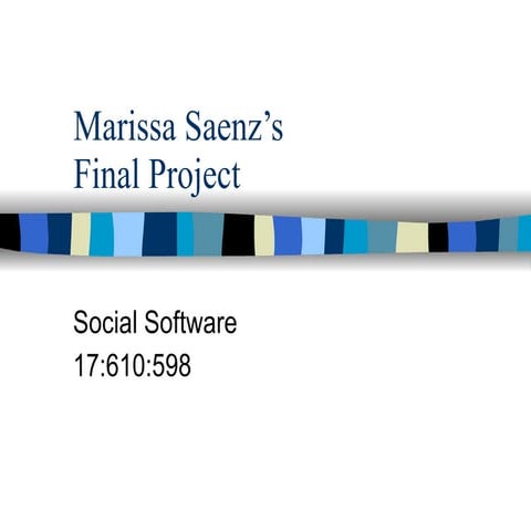 Social Software Final