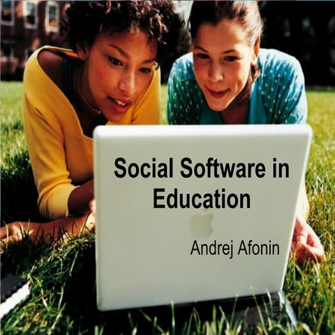 Social software in education