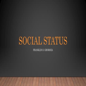 Social status.pptx