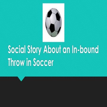How to Perform an In-bound Throw in Soccer