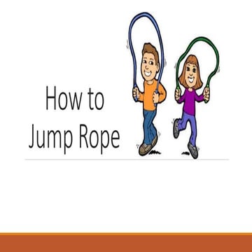 How to Jump Rope