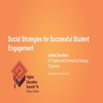 Social Strategies for Successful Student Engagement