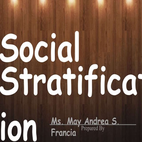 Socialstratifiaction