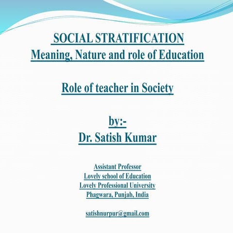 Social stratification