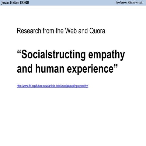 Socialstructing & Global Giving 