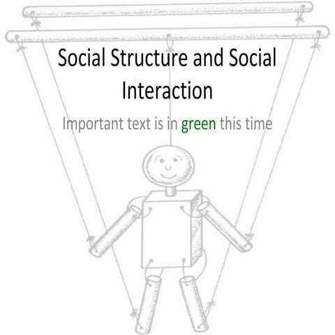 Social structure and interaction chpt 4 ss