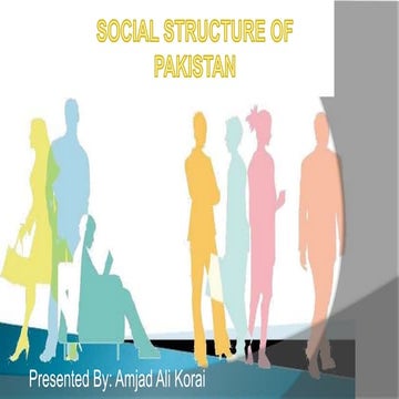 Social structure of pakistan