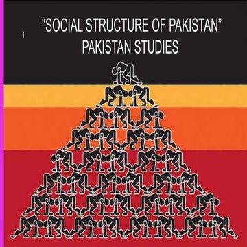 Social Structure of Pakistan