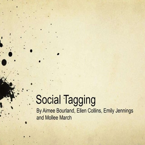 Social taggingpresentation