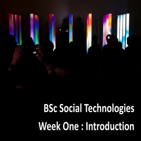 Social tech2015 week1_intro