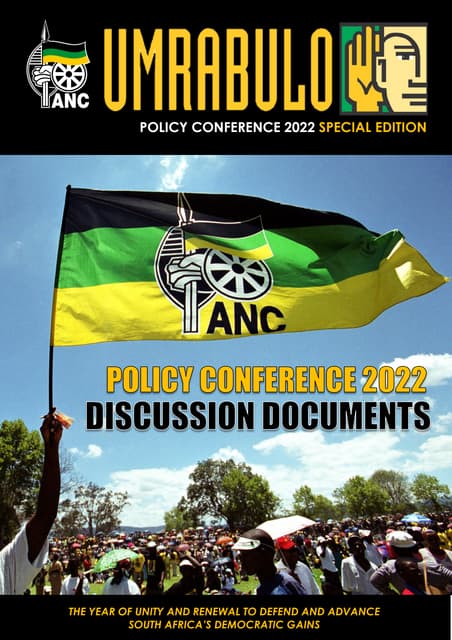ANC policy conference documents - wordclouds | PDF