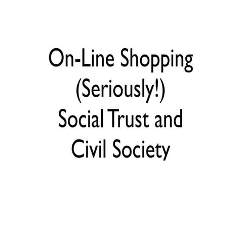 Social trust slide show