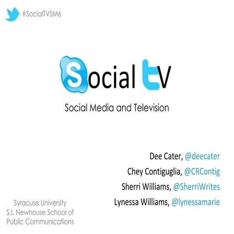 Social TV Presentation