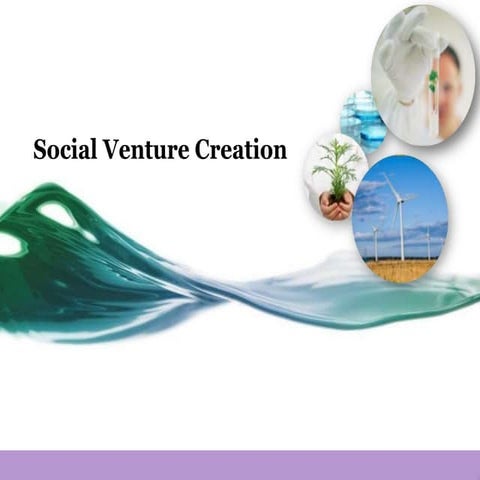 Social venture creation
