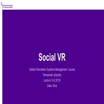Social VR