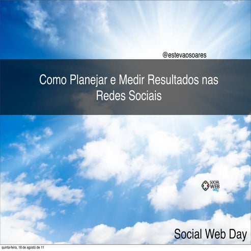 Como planejar e medir resultados nas redes sociais