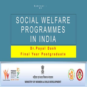 Social welfare programs in India | PPT