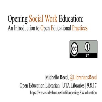 Opening Social Work Education