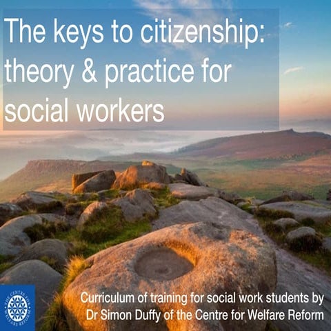 Social Work Curriculum for Citizenship