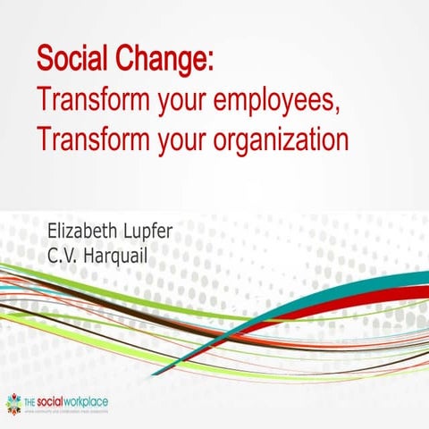 Social HR: Transform Your Employees, Transform Your Organization