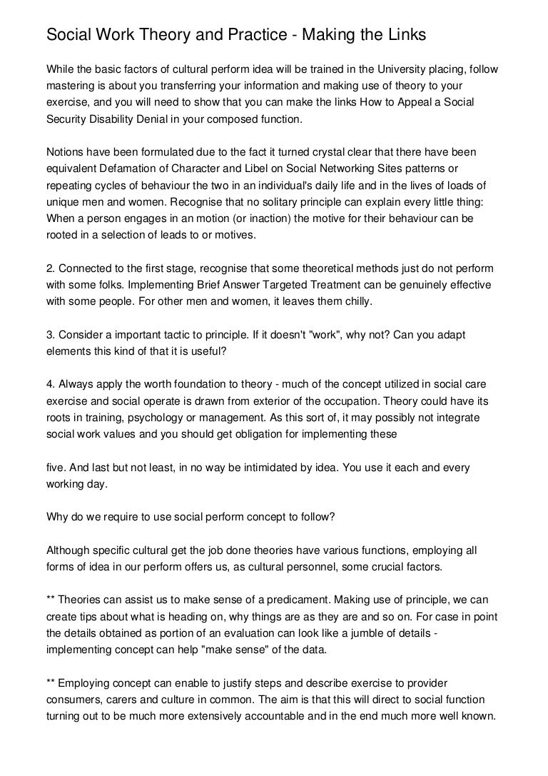 relationship based practice social work essay