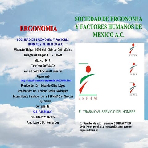 Sociedad de ergonomia & factores humanos