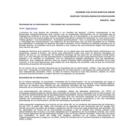 Sociedad de la información