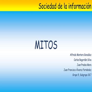 Sociedad de la información mitos