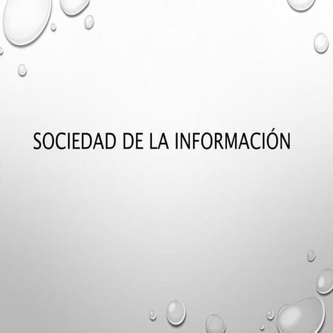 Sociedad de la información 4 pres