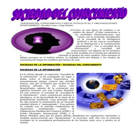 Sociedad del conocimiento