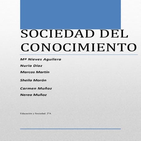 Sociedad del conocimiento