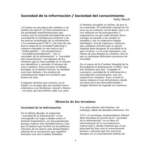 Sociedad del conocimiento