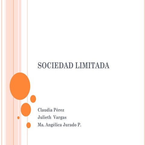 Sociedad limitada