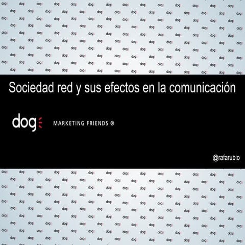 La sociedad red y sus consecuencias