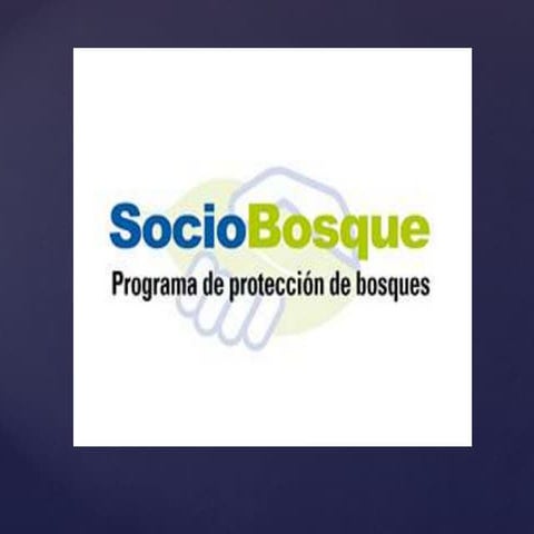 Presentación -socio bosque