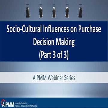 Socio-Cultural Influences on Purchase Decision Making