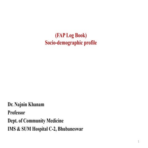 SOCIO-DEMOGRAPHIC.pptx IMS&SUM Hospital 2