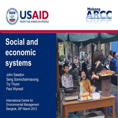 Mekong ARCC - Final workshop - Socio-Economic Study