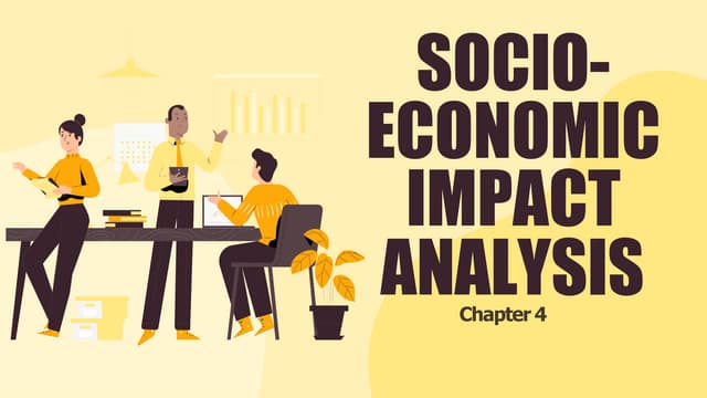 Analyzing the Socio-Economic Ripple Effects