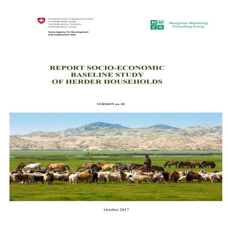 Socio-economic baseline study of herder households report