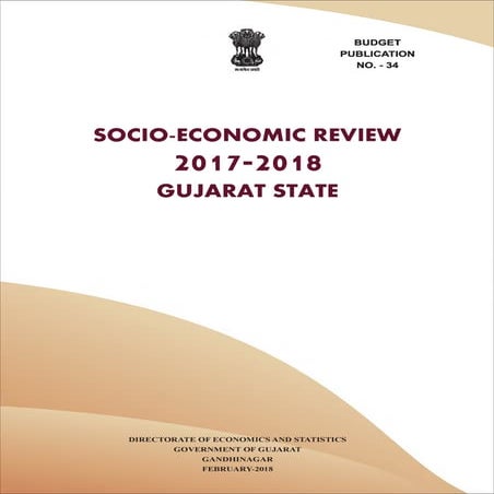Socio Economic review Gujarat State 2017-18