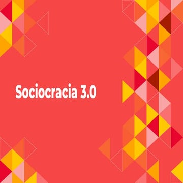 Sociocracia 3.0 PPT