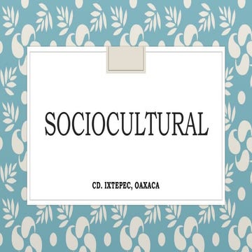 Sociocultural expo
