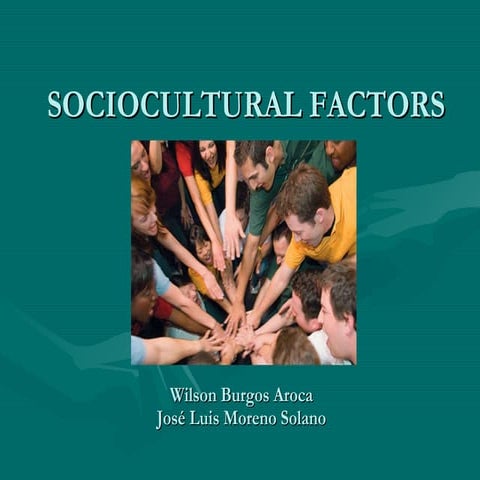 Sociocultural Factors