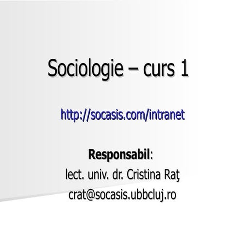 Socio curs 1 | PDF