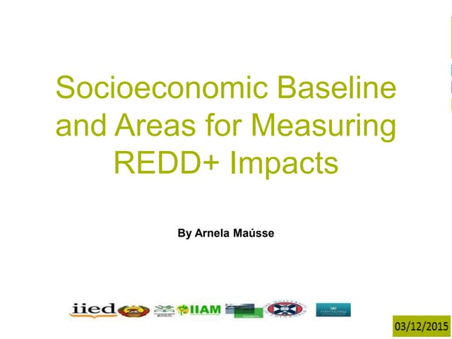 Socioeconomic baseline and areas fo...